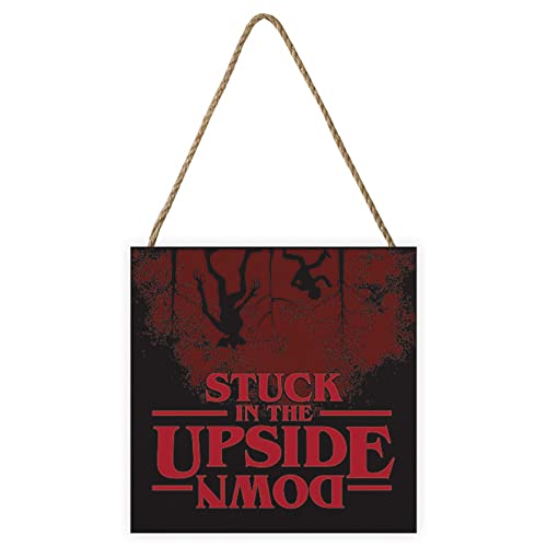 Plaque Stranger Things Stuck In The Upside Down idée cadeau originale pour fan - 2