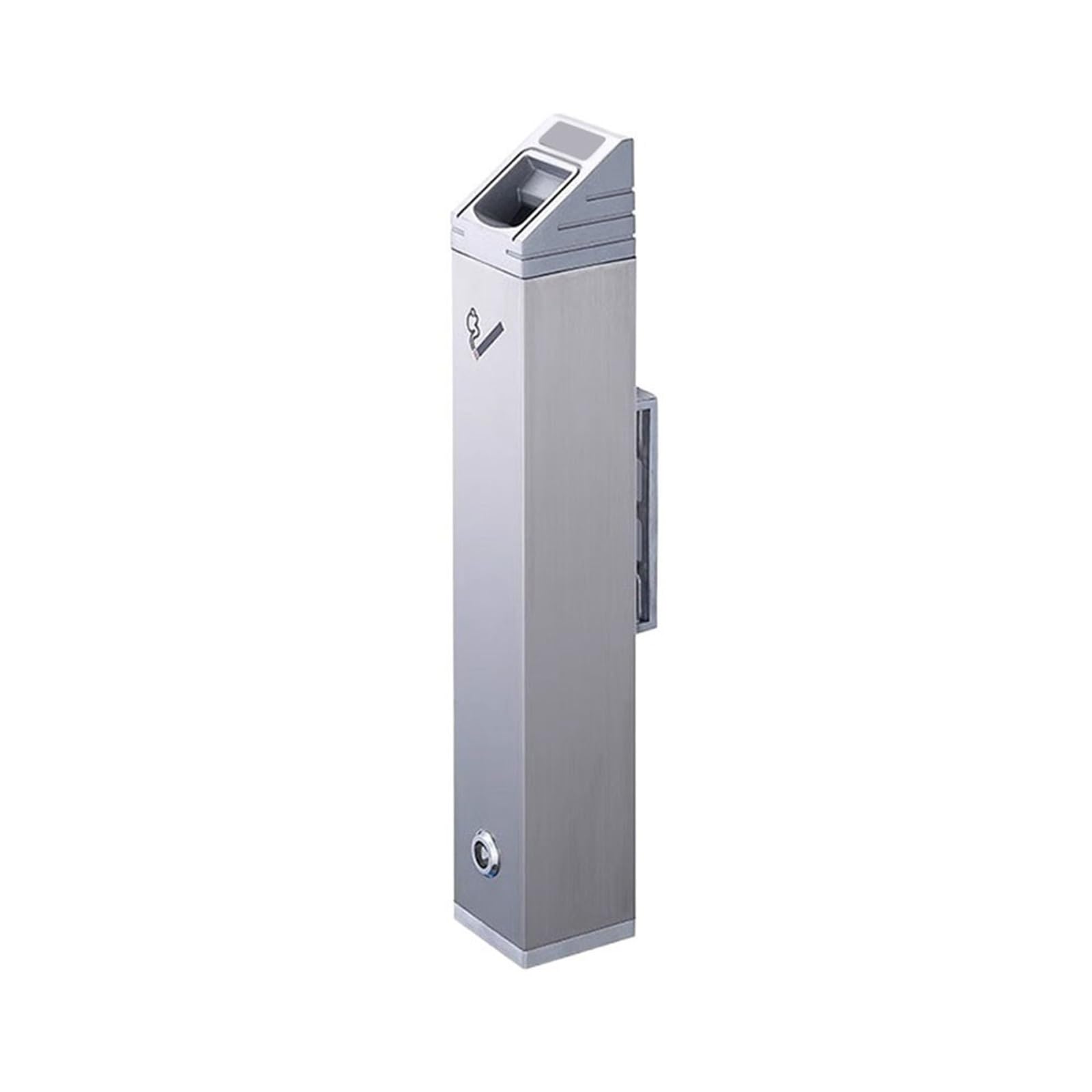 Stand ashtray Stainless Steel Wall Mounted Ash Pillar Outdoor Street Cigarette Butt Collection Pillar