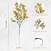 Fall Yellow Artificial Flowers Plants for Home Decor Indoor 10 PCS,Fake Silk Babys Breath Realistic Bouquet for Autumn,Faux Fall Stems for Vases,Floral Arrangement Decorations for Tables Centerpieces