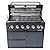 WIILAYOK Outdoor Kitchen Bar Barbecue Island, Deluxe Stainless Steel Grill Set, 6 Gas Burner 85000 BTU, with Sink, Beverage Refrigerator, Storage Drawers, Black