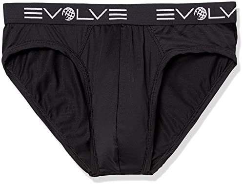Evolve mens Sport Mesh 3 Pack No Show Briefs