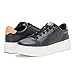 Sperry Mens Shoes Women's Winslow LACE to Toe Sneaker, Black Leather, 10