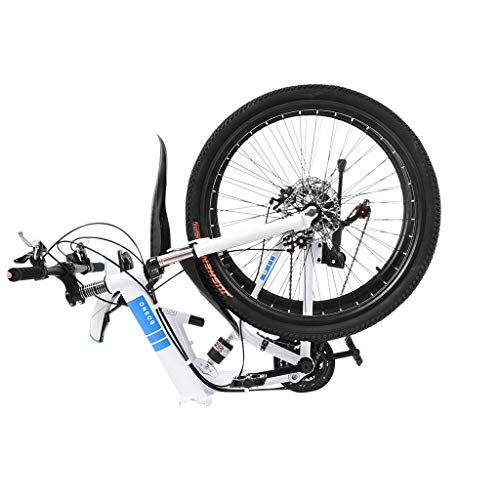 image for Gottifusion Adults Folding Mountain Bike,26 Inch Mountain Bike with 21