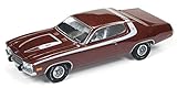 1974 Plymouth Road Runner Burnished Red Poly with White Stripes Auto World’s Premium Limited Edition to 1800 Pieces Worldwide 1/64 Diecast Model Car by Autoworld AWSP002 B