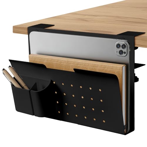 Support ordinateur sans perçage pour étagère de bureau en acier - 2