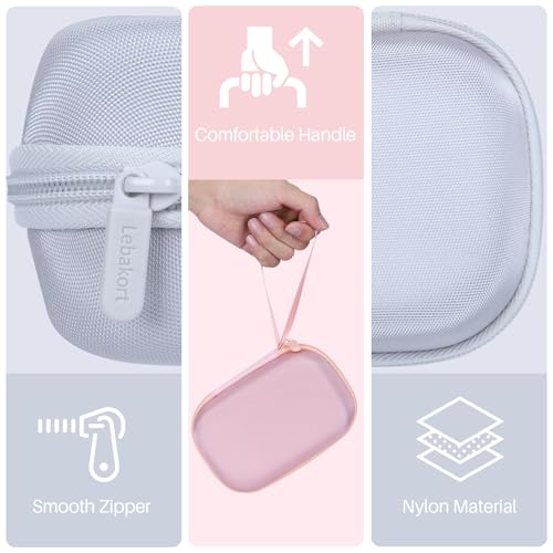 Image of Lebakort Storage Case Compatible with CP2100 Portable Photo Printer 2.1x3.4 Mini Instant Color Printer (Blush Pink Case)
