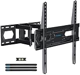 Full Motion TV Wall Mount Bracket for Most 32-70 inch TVs, Swivel Extension Tilting Leveling TV Moun