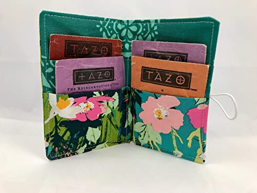 Ecohip Custom Designs Tea Bag Wallet Case Organizer cover
