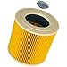 Produktbild vhbw 1x Faltenfilter kompatibel mit Kärcher WD 3600, WD 3.600 Staubsauger - Patronenfilter, Gelb