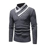 Los hombres del suéter de cuello alto hacen de suave, grueso, calor, durabilidad y material premium, que puede resistir la contracción y las arrugas. No solo proporciona comodidad y elegante, sino que también te mantiene caliente en clima frío.