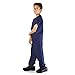 M&M SCRUBS Super Soft Children Scrub Set Kids Dress up (5/6, True Navy Blue)