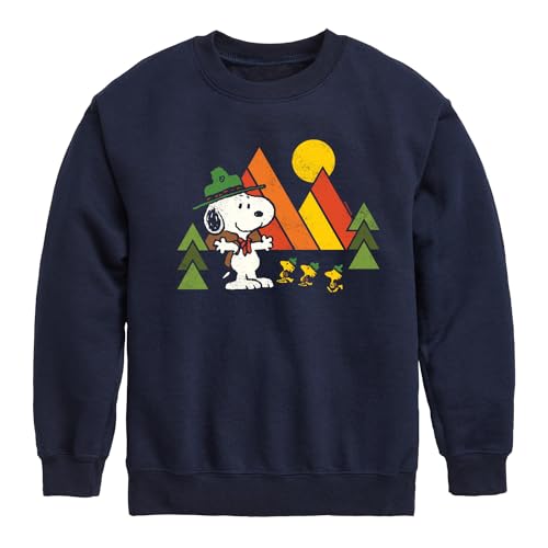 HYBRID APPAREL - Peanuts - Retro Trailblazers - Toddler & Youth Crewneck Fleece Sweatshirt