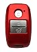 Produktbild CK+ Kia Keyless ABS Auto-Schlüssel Hülle Key Cover Case Etui Silikon für Rio Pro Sportage Sorento Optima - Rot