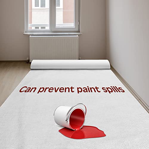 Amylove Rollos de Protección Temporal para Piso, 100 Pies, Blanco miniatura 4