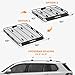 Wildroad Roof Rack Cargo Basket, Upgraded 4” Fence Wide Car Roof Basket Combo, 64