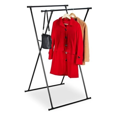 Relaxdays Portant à vêtements Extensible Cover