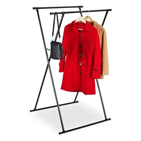 Relaxdays Portant à vêtements Extensible Cover