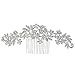 Clearine Peigne à Cheveux Décoratif Femme Mariage Accessoire de Cheveux Mariée Cristal Strass