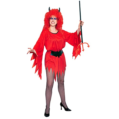 W WIDMANN MILANO Party Fashion - Costume Diable, Robe, Démon, Enfer, Costumes de Carnaval, Halloween