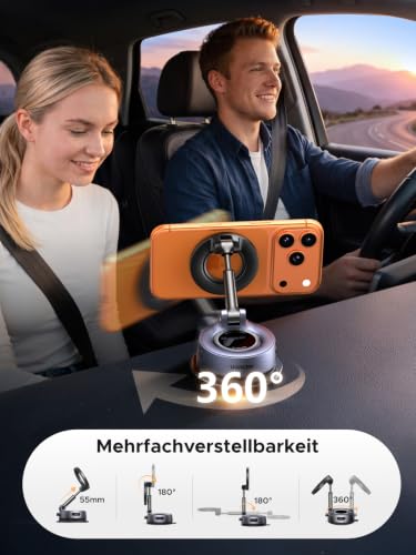 UGREEN Handyhalterung Auto Magnet für Magsafe [20KG Nano-Vakuum Saugnapf] – Ansicht 4