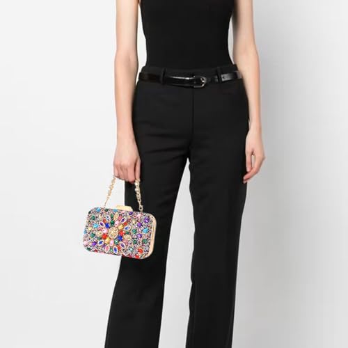 Rhinestone Purses for Women Rhinestone Evening Bag for Wedding Clutch Luxury Handbags Crossbody Bag for Party Prom - Image 7