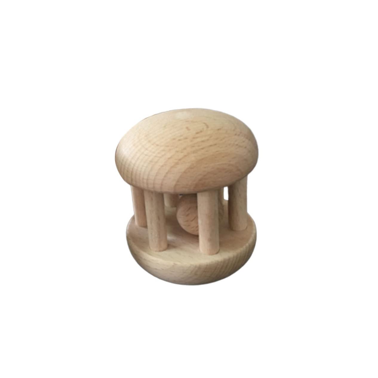 Toddmomy Wooden Rattle for Babies Hand Rattle Rattle Hand Rattles for Hand Rattle