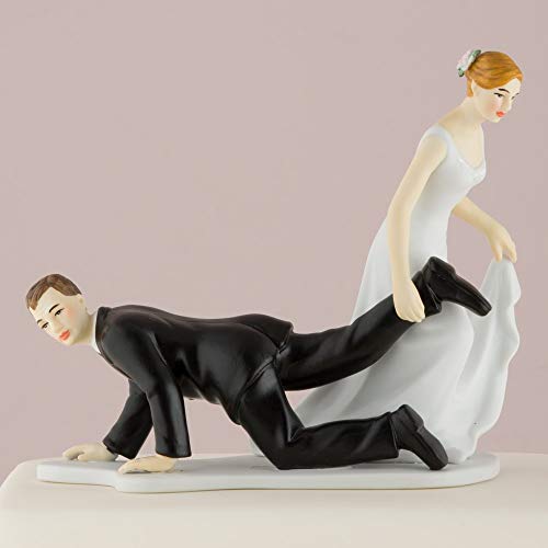 Weddingstar Comical Couple with the Bride "Having the Upper Hand" image 5