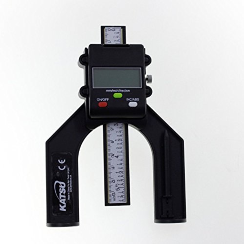 KATSU digitale dieptemeter 0-80 mm digitaal hoogtediepte meetgereedschap voor grastrimmer router houtbewerking frezen… - Image 4