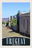 AGDeko® Holzschild Uruguay Süd Amerika Stadt Größe 30x20 cm