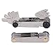 FLEXMAN Metric Imperial Screw Gauge, Metric 60 Degree Imperial 55 Degree Thread Stainless Steel Thread Pitch Gauges Measure Tool with Locking Device for Industrial Measurement