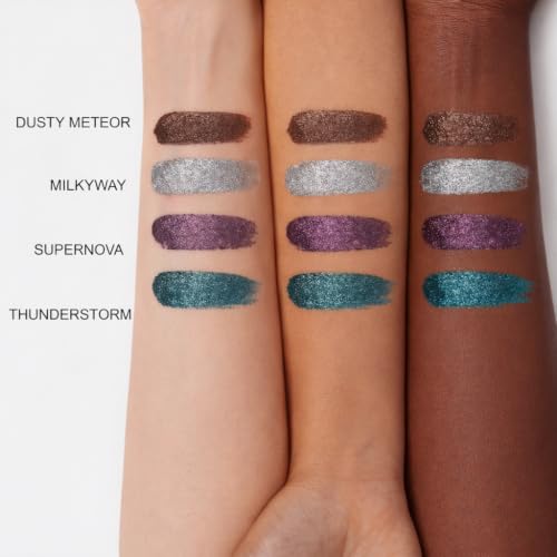 Image of Quint Beauty Eye Shadow | Highly Pigmented & Long-Lasting Formula | Smooth Blendable Texture | Lightweight & Crease-Resistant Finish | Buildable Color Payoff | Suitable for Daily & Party Makeup (Dusty Meteor)