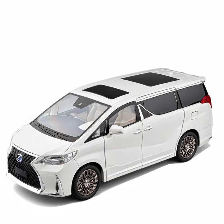 レクサスLM 300h 1/18 SR TOYS 1/18 Scale Lexus LM300 MPV Alloy Car Diecast Toy Vehicle