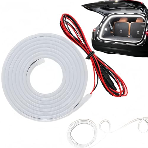 2M Car Led Strip Light for Trunk,Upgrade Dynamic Flowing Car Led Trunk Light Strip,Flexible Cutting C/ar L/ed St/rip Lights for Tr/unk,Universal Auto Interior Lights for Cars,C/ar Tr/unk Li/ght St/rip