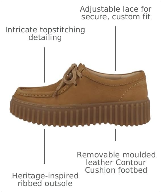 Image of Clarks Womens Torhill Bee Oxfords & Lace Ups Casual Shoes