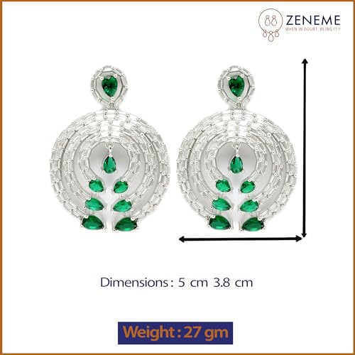 Image of Rose Gold-Plated Contemporary Drop Earrings