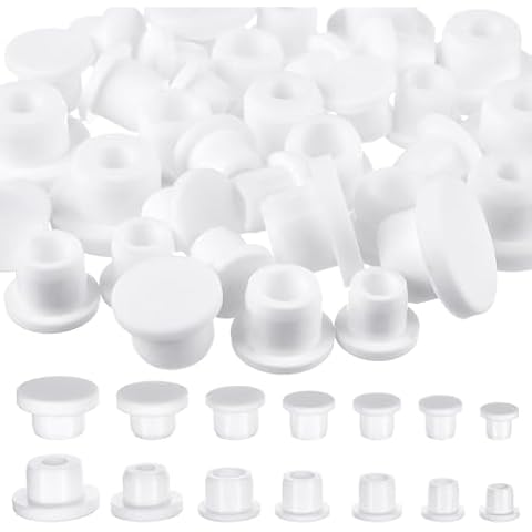 35Pcs Silicone Salt And Pepper Shaker Stoppers 10,11,12,13,14,15,16mm Stoppers for Salt and Pepper Shakers, Salt Shaker Plug Replacement Salt,Pepper Shaker Stoppers Plugs for Pots Bottles Pipes Cover
