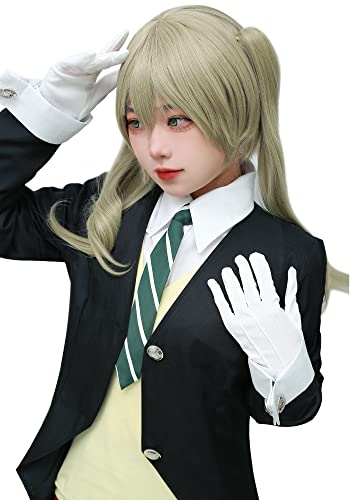 Dazcos Anime Flaxen Light Brown Cosplay Wig (Flaxen) #TOP1