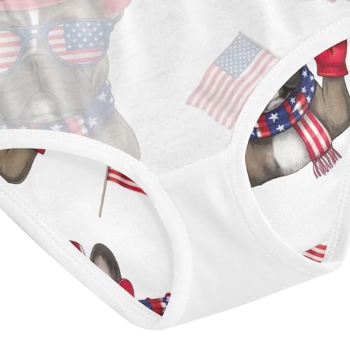 Cartoon Dogs French Bulldogs Girls Underwear Toddlers 2t Cotton Girl Panties Cute Fun Briefs Undies Kids 5