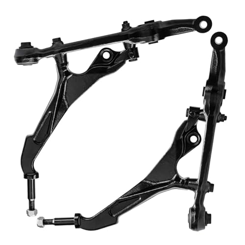 Image of Detroit Axle - Front End 14pc Suspension Kit for 1992-1995 Honda Civic 1993-1997 Civic del Sol 1994-1997 Acura Integra, Control Arms Lower Ball Joints Sway Bar Links Tie Rods Boots Replacement