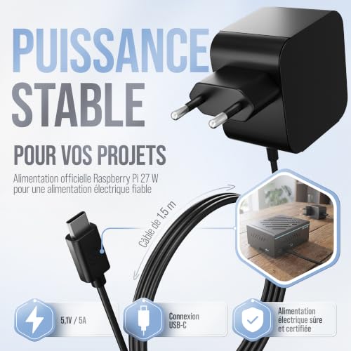 db-tronic Raspberry Pi 5 8 Go NVMe Kit | Édition 64 Go | Alimentation 27 W | Boîtier métal | Refroidissement Actif | SSD M.2 NVMe PCIe | Micro HDMI 4K | idéal pour Home Assistant et Le Smart Home – vue 8
