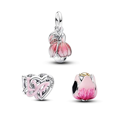 Image of Mom Family Charms Bead for Bracelets and Necklaces Jewelry Charm for Women Valentine Mother's Day