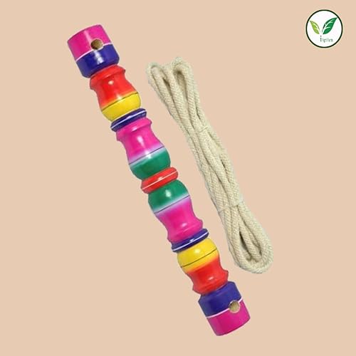 Image of Wooden Thottil Kambu (Multicolour)
