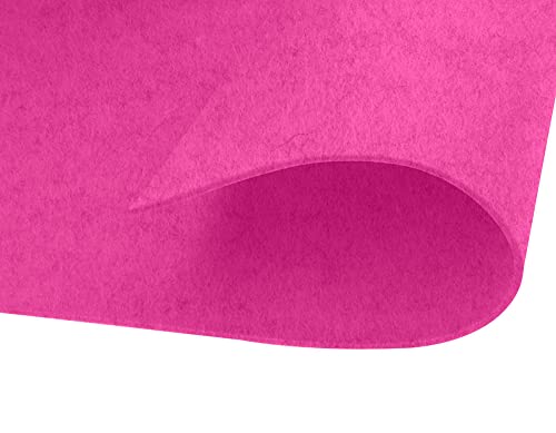 INNSPIRO Fieltro acrílico fucsia láminas 20x30cm.x2mm. 220gr./m2 10u.