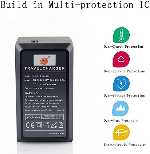 Kit DSTE de batería DMW-BLG10 y cargador USB compacto con indicador LED de estado 6