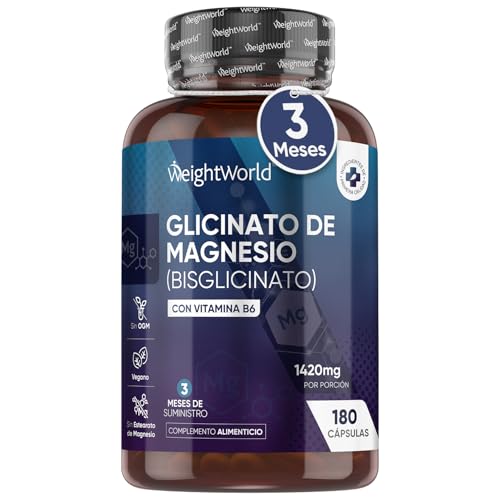 Bisglicinato de Magnesio con Vitamina B6 180 Cápsulas