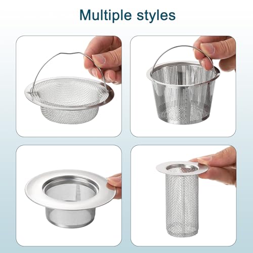 Colador para fregadero de cocina acero inoxidable 2 unidades miniatura 5