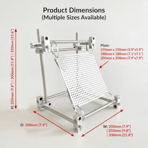 Support pour fougère Corne de cerf jardinière acier inoxydable 18x18cm table