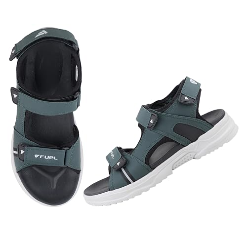 Image of FUEL Combat-03 Breathable, Shock-Absorbing Sports Sandals for Men Adjustable Velcro with Grip Sole