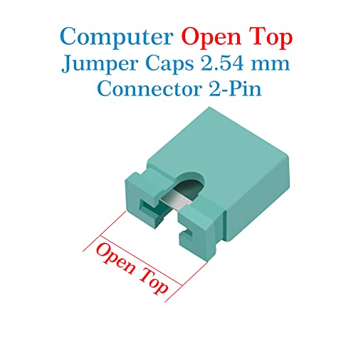 CQRobot 200 Pieces Green Standard Computer Jumper Caps Header Pin Shunt Short Circuit 2P Connector Open Top 2.54mm. for Arduino Raspberry Pi PCB PC DVD HDD Motherboard Shorting and Other Project - Image 4
