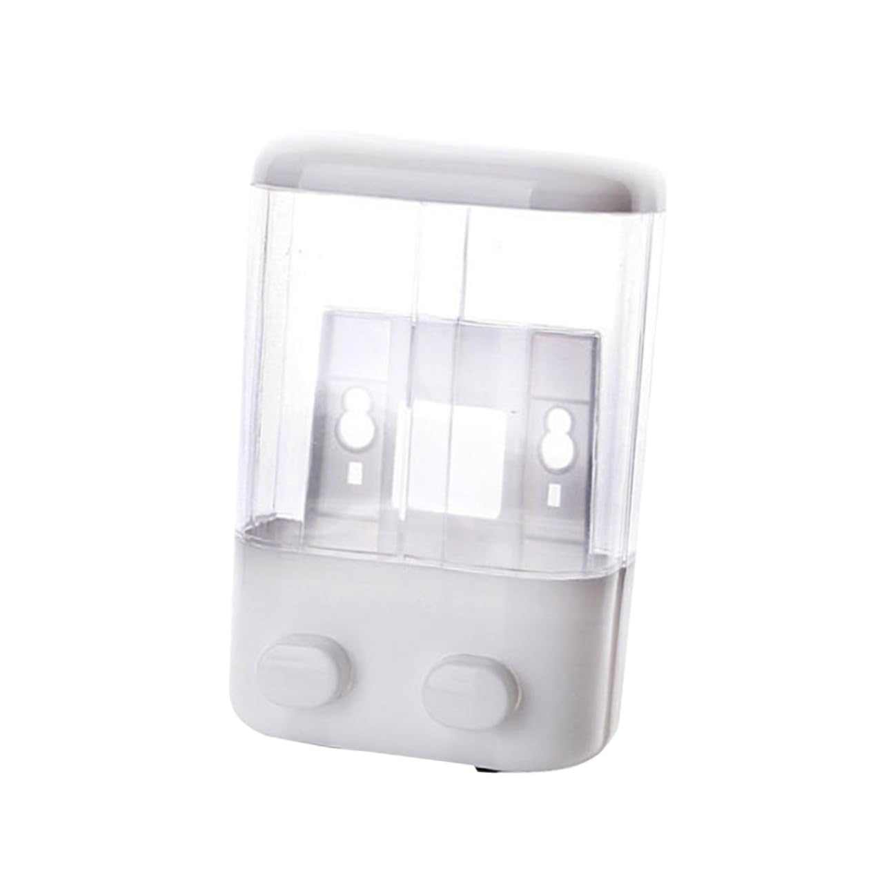Gatuida Dispenser di Sapone Liquido Ricaricabile Parete Ventosa Contenitore per Shampoo e Balsamo Dispenser Camere per Doccia e Bagnoschiuma